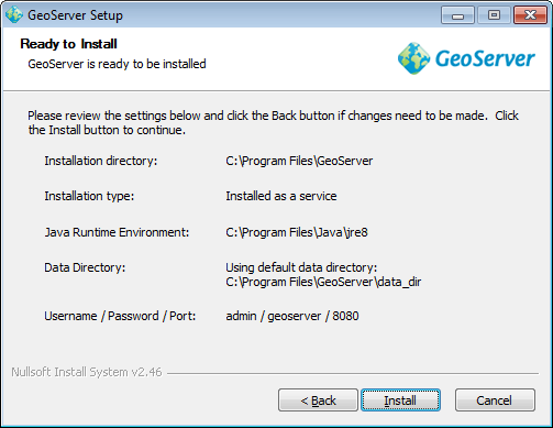 Verifying settings page